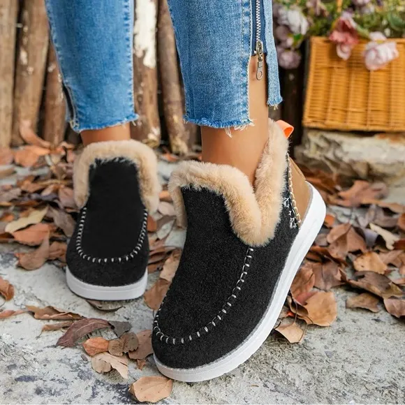 Black Fleece Bloom Boots