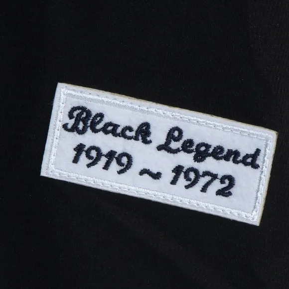 Black Legend Black Blue Retro Stitched Button Down Baseball Jersey NWOT
