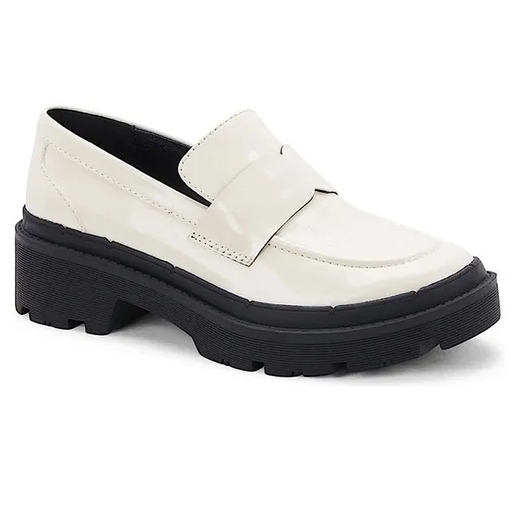 BLONDO Leather Chunky Loafers Platform Water Resistant Lug Sole 9M Streetwear