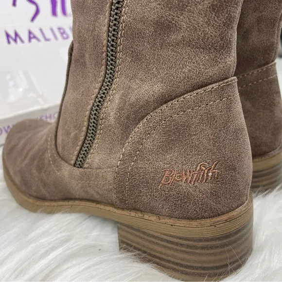 Blowfish Long Gone Block Heel Tall Boots, Size 6 1/2