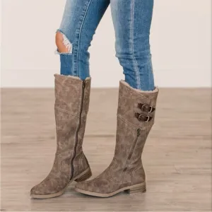 Blowfish Long Gone Block Heel Tall Boots, Size 6 1/2
