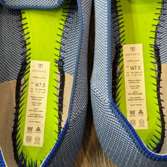 Blue Rothy Loafers