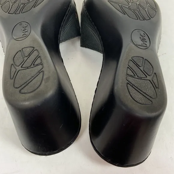 BOC Born on Concept Genuine Leather Dark Brown Floral Cut Out Vamp Wedge Sandal