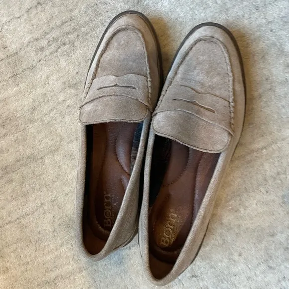 Born Carrera Chunky Suede Loafers