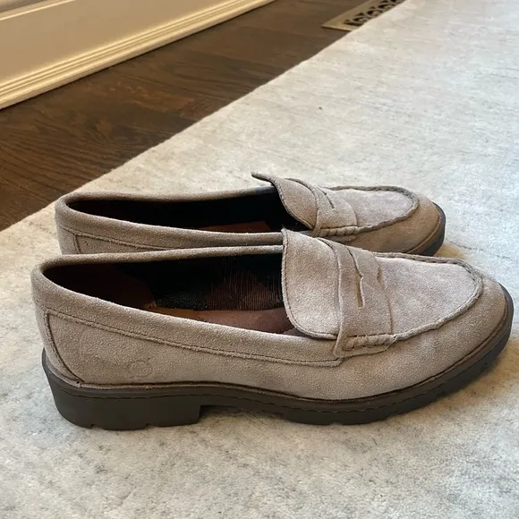 Born Carrera Chunky Suede Loafers
