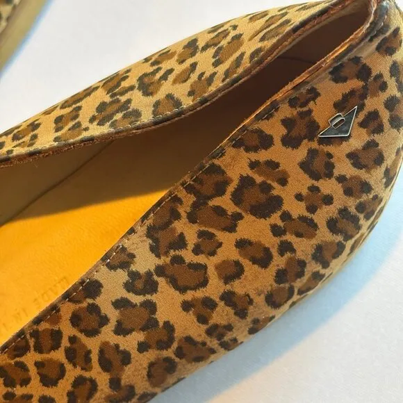 BOTTEGA VENETA Authenticate Leopard Print Women's Loafers Flats Size 8.5