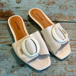 BOTTERO  BOTILIA WHITE/Blush SANDALS/Slides Size 9