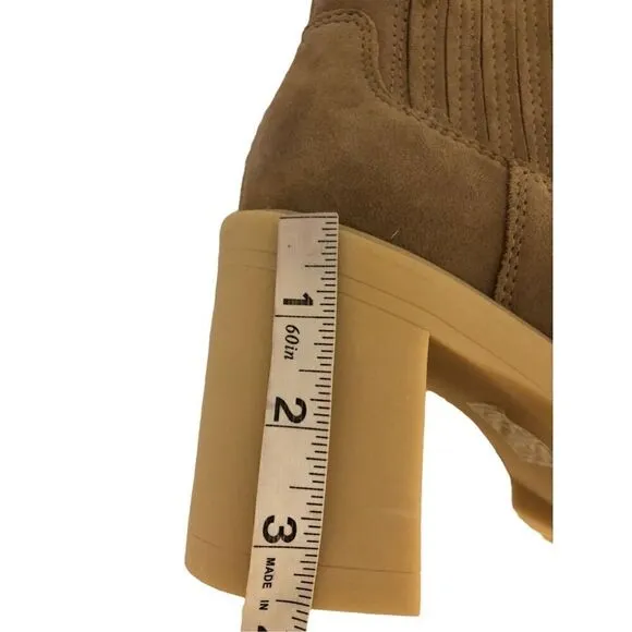 Brand New Dolce Vita Caster H2O Waterproof Lug Sole Platform Suede Boots 8.5