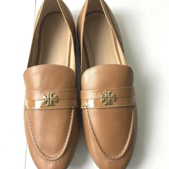BrandNew Tory Burch sz 11 JOLIE Leather Loafer Soft Patent Stretch Elastic Royal