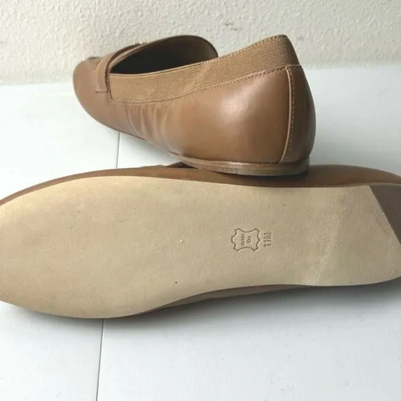 BrandNew Tory Burch sz 11 JOLIE Leather Loafer Soft Patent Stretch Elastic Royal