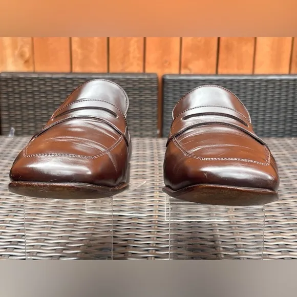 Brown Leather Men's Loafers