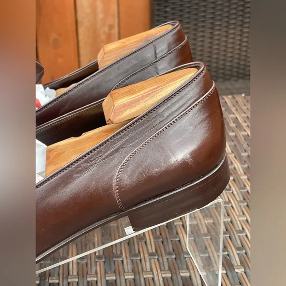 Brown Leather Men's Loafers