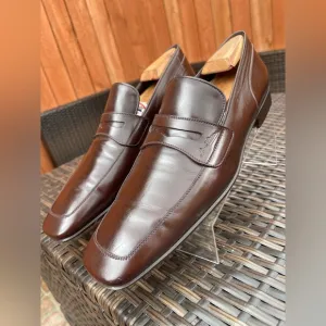 Brown Leather Men's Loafers