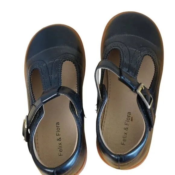 Bundle Felix &amp; Flora Toddler Little Girl Mary Jane Dress Shoes - Ballet Flats 10