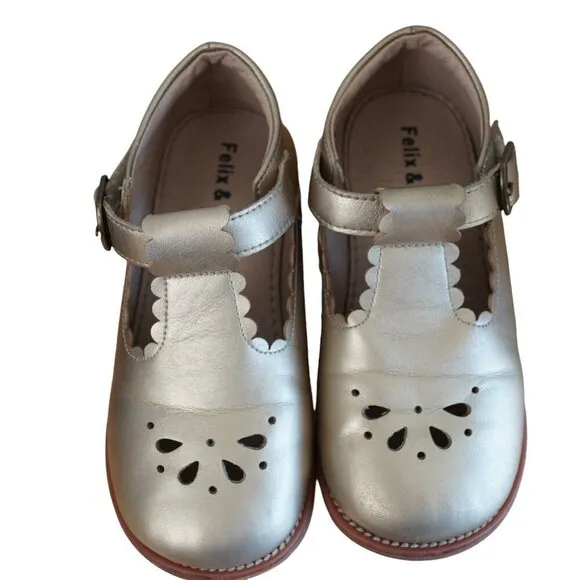 Bundle Felix &amp; Flora Toddler Little Girl Mary Jane Dress Shoes - Ballet Flats 10