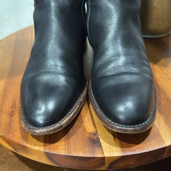 Burberry Black Leather Quilted Tall Riding Boots Size 35, US 5