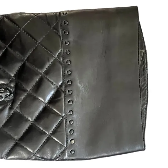 Burberry Leather Quilted Boots Sz 41