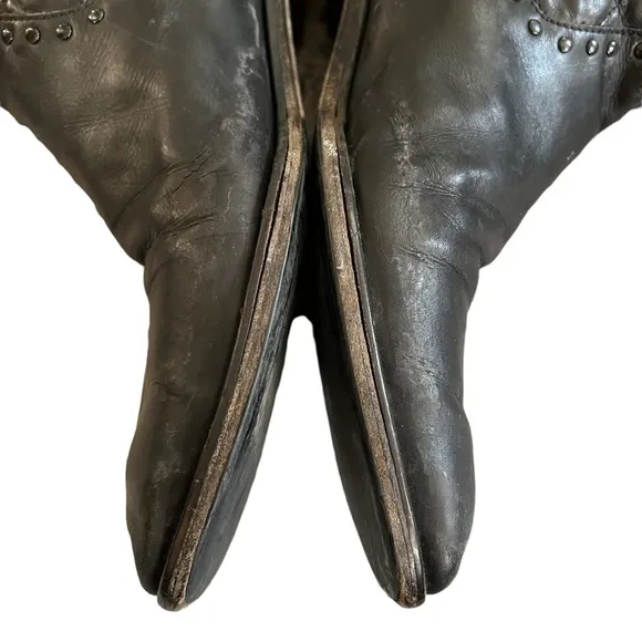Burberry Leather Quilted Boots Sz 41