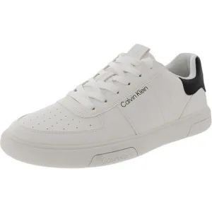 Calvin Klein Mens Glenti Ivory Lace-Up Casual And Fashion Sneakers New