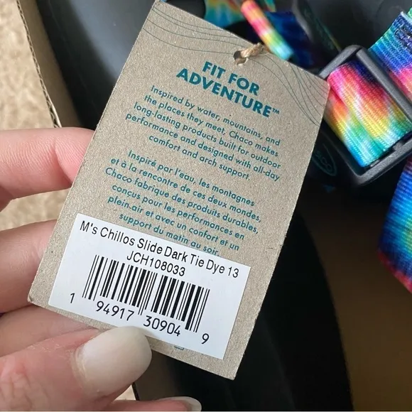Chaco | Men's Chillo Slide Tie Dye Sandals Size 13 NWT