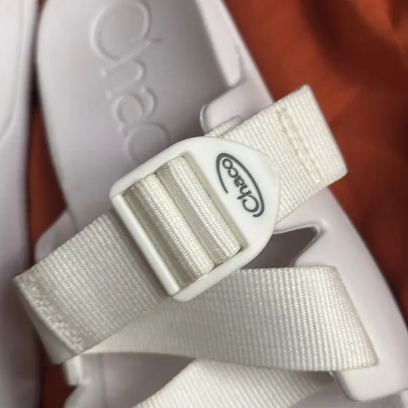 Chaco white Slide Sandals with Adjustable Straps size 6
