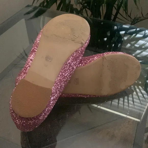 CHIARA FERRAGNI FLIRTING PINK GLITTER LOAFERS