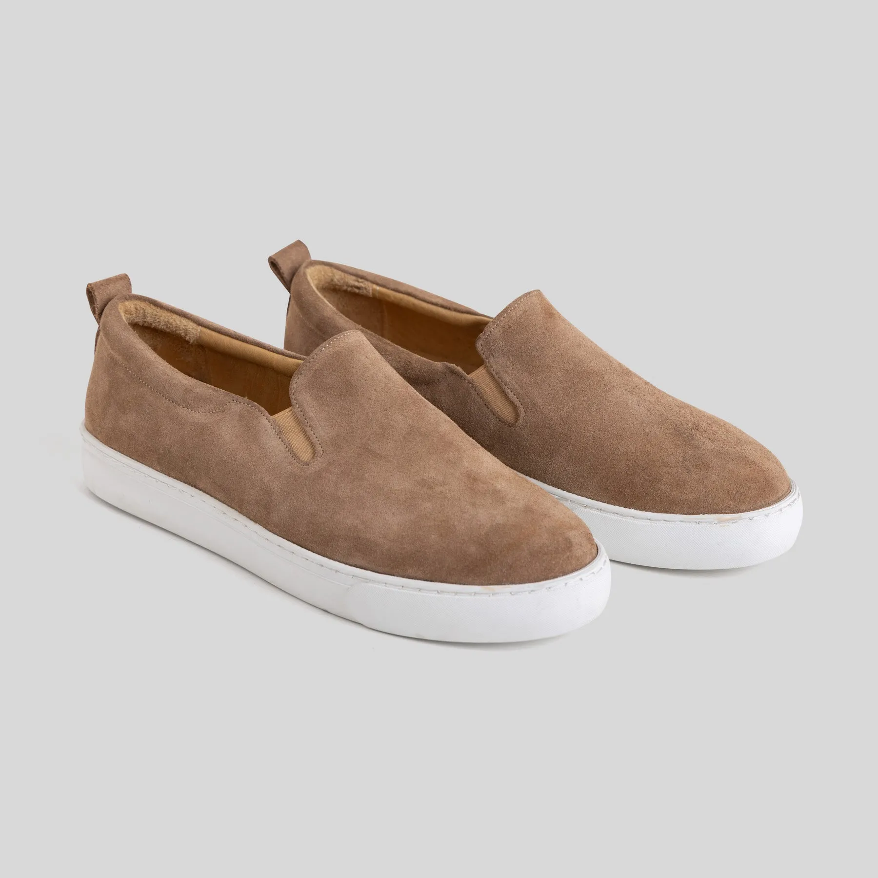 Chios Beige Suede Espadrilles