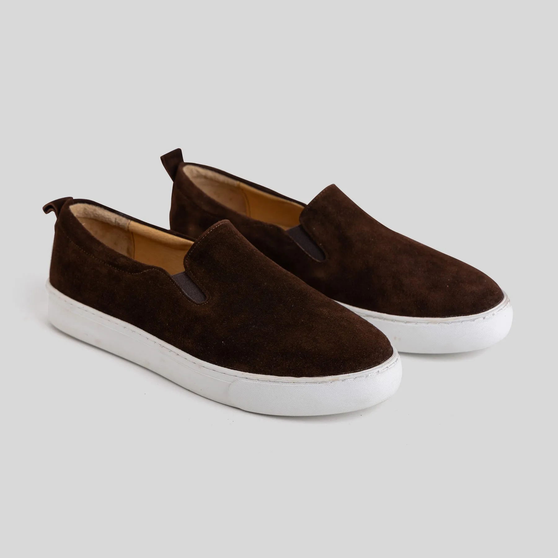 Chios Brown Suede Espadrilles