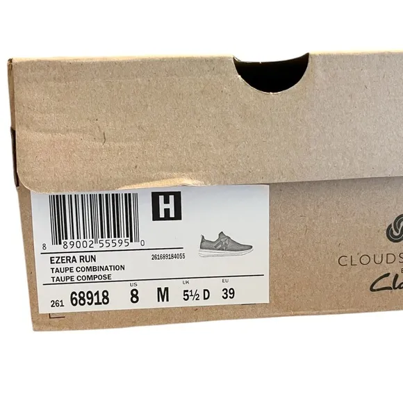Clarks Cloudsteppers Ezera Run Slip On Comfort Loafer Sneakers Taupe Size US 8