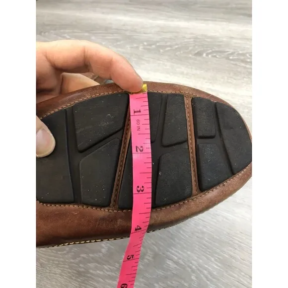 Clarks England Men's Brown Leather Comfort Bit Loafers Slip On Size 9.5M (71288)