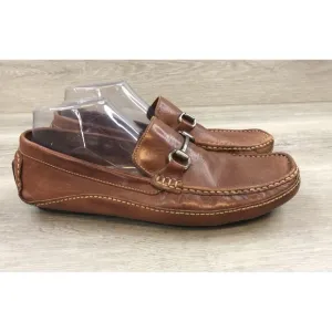 Clarks England Men's Brown Leather Comfort Bit Loafers Slip On Size 9.5M (71288)