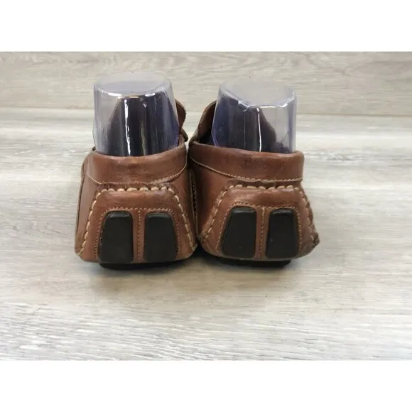Clarks England Men's Brown Leather Comfort Bit Loafers Slip On Size 9.5M (71288)