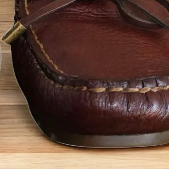 COACH (8B) Patrice A2893 Soft Tumbled Chestnut Slip In Loafers