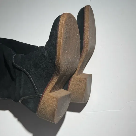 Coach Black Palmer Pull On Suede Cold Weather Boots 7