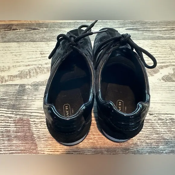 Coach Kathleen Black Signature Sneakers – Size 8 (Y2K Vintage)