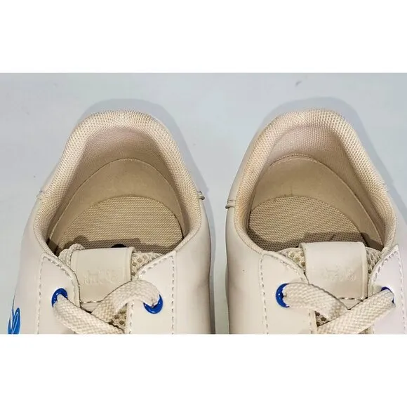 Coach Men's Beige Lowline Low Top Sneaker With Neon Rexy And Carriage Sz 8 346