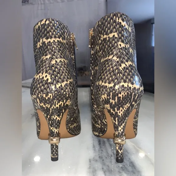COACH Remi Snake Ankle Bootie, Heels