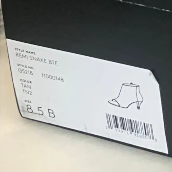 COACH Remi Snake Ankle Bootie, Heels