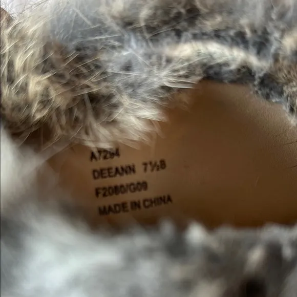 Coach Tan Winter &amp; Rain Boots with Fur Trim