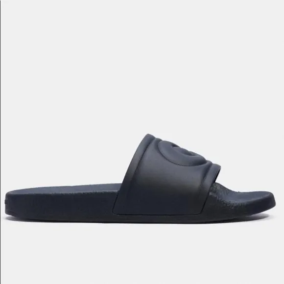 COACH ULLA SLIDES rubber new in box Size 8 unisex black