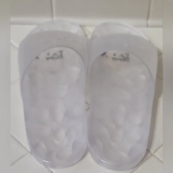 Coach Ulyssa Clear Rubber Slides Women's Size 10
