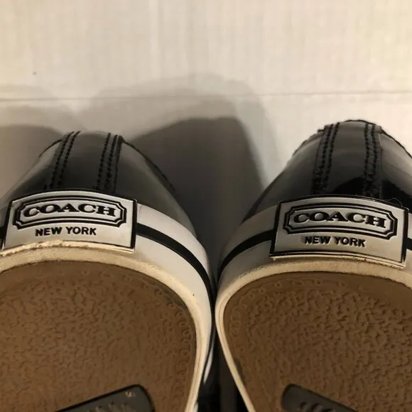 COACH WOMEN'S BLACK FASHION SNEAKERS  SIZE: 11