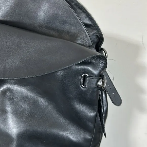 Coach Womens Cheyenne Leather Boots Sz 7 Black Riding Equestrian Over The Knee