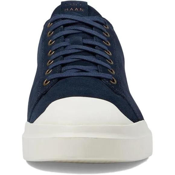 Cole Haan Mens Grandpro Rally Cap Toe Sneakers Navy Ink Ivory Sz 9.5m - C38329