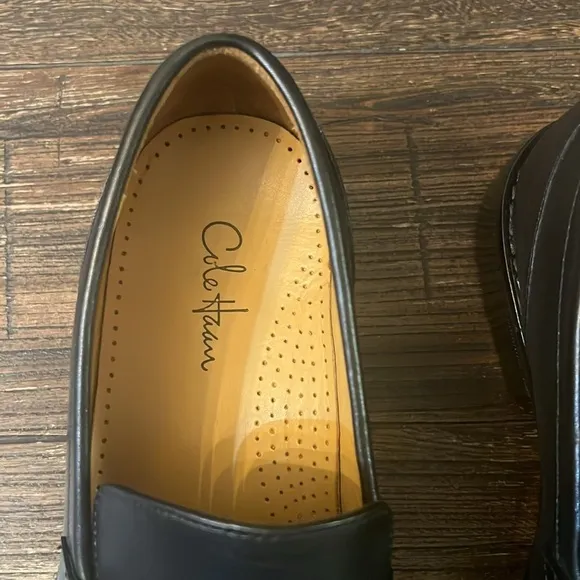 Cole Haan Men's Modern Classics Leather Penny Loafer Black Size 9