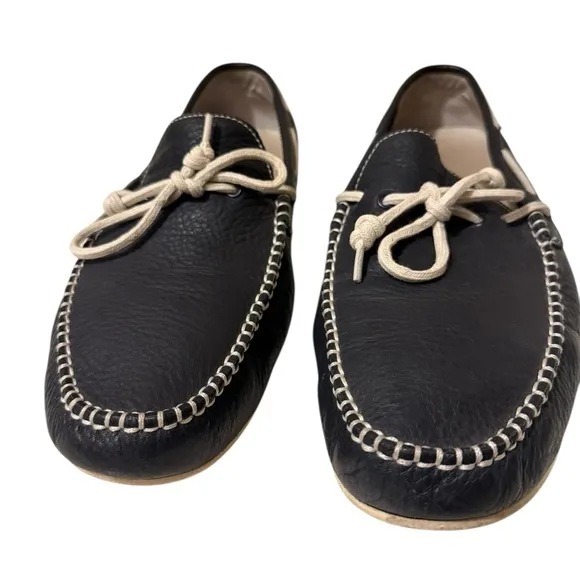 Cole Haan Men's Nevey Blue Leather Loafers