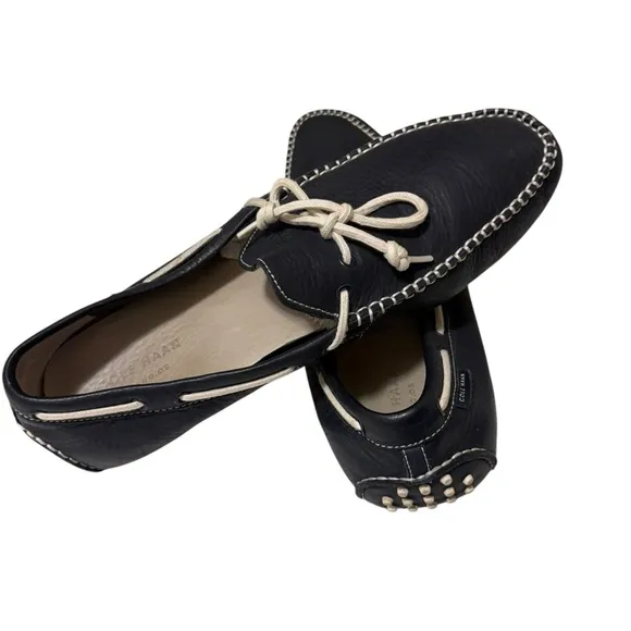Cole Haan Men's Nevey Blue Leather Loafers