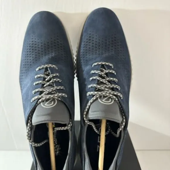Cole Haan Men's Shoes 2.Zerogrand Laser Navy Suede Sneakers  size 10 NWB