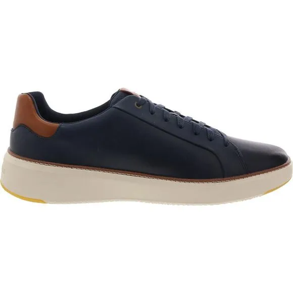 Cole Haan Mens TOPSPIN SNEAKER Navy Leather Casual And Fashion Sneakers New
