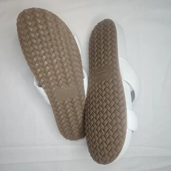 Cole Haan Mojave Double Band Slide Ivory 9 NWT